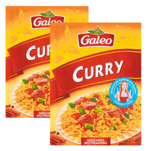 Galeo Przyprawa Curry 16 g x 2 sztuki na Arena.pl