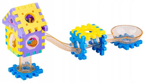 Klocki Wafle Konstrukcyjne Tor Kulkowy Kulodrom Dla Kulek Naklejki 226 Elem na Arena.pl