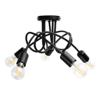 LAMPA WISZĄCA SUFITOWA ZAWIJANA LOFT 5xE27