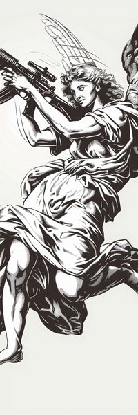 Plakat 30,5x91,5cm Anioł Wojny zdjęcie 1