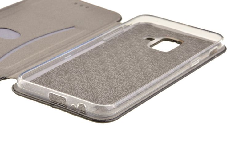 Etui Slim Elegance do SAMSUNG GALAXY A6 2018 A600 czarny zdjęcie 4