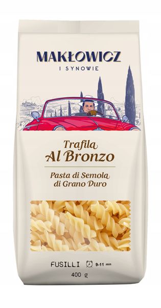 Makaron Fusilli Makłowicz i Synowie 400 g zdjęcie 1
