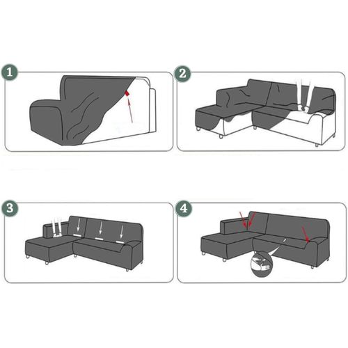POKROWIEC NA NAROŻNIK KANAPĘ SOFĘ WELUR PREMIUM na Arena.pl