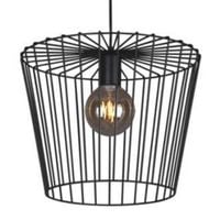 LAMPA druciana Soul K-4641 Kaja wisząca OPRAWA metalowy ZWIS klatka czarna