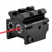 PODLUFOWY CELOWNIK LASEROWY LASER CZERWONY 22mm ASG RED DOT broń