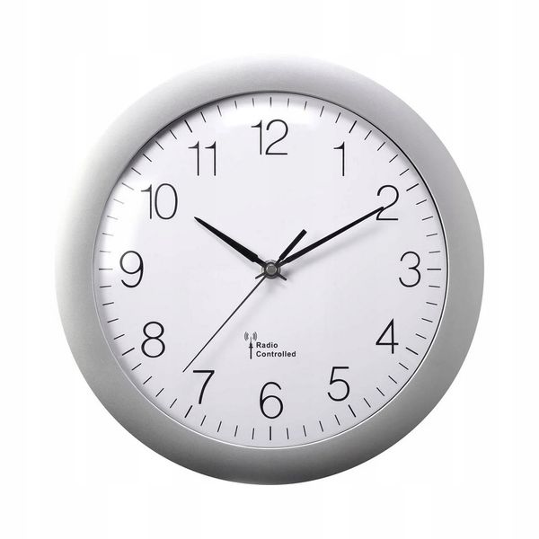 Zegar ścienny sterowany radiowo DCF77 automat 30cm zdjęcie 1