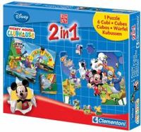 CLEMENTONI 12631 PUZZLE I KLOCKI MMCH 2W1