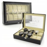 Pudełko na ZEGARKI etui z GRAWEREM na DZIEŃ OJCA