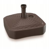 PODSTAWA STOJAK POD PARASOL OGRODOWY RATTAN BRĄZ