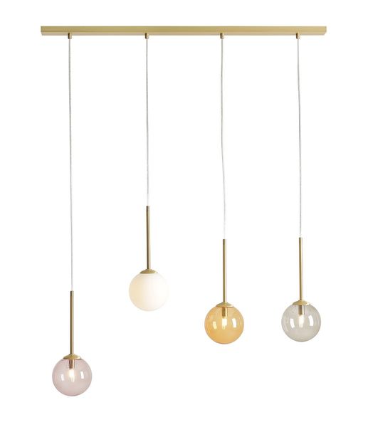 LAMPA WISZĄCA BOSSO 4 MULTICOLOUR zdjęcie 1