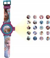 Zegarek z projektorem Frozen Kraina Lodu projektor