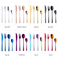 Zestaw  Sztućców 24 szt - LOFTOWE - Wyjątkowa OKAZJA Mix Kolorów 32 Szt