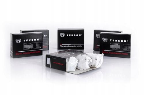 Papier do tachografu cyfrowego uniwersalny 1 karton (3 rolki) TEKSON na Arena.pl