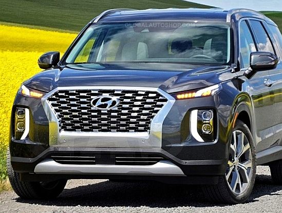 Hyundai Palisade -Chromowane Listwy Grill Chrom Atrapy Zderzaka Tuning zdjęcie 1