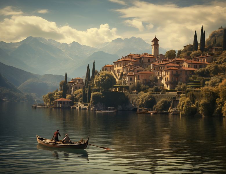 Plakat 65x50cm Spokojna Nostalgia zdjęcie 1