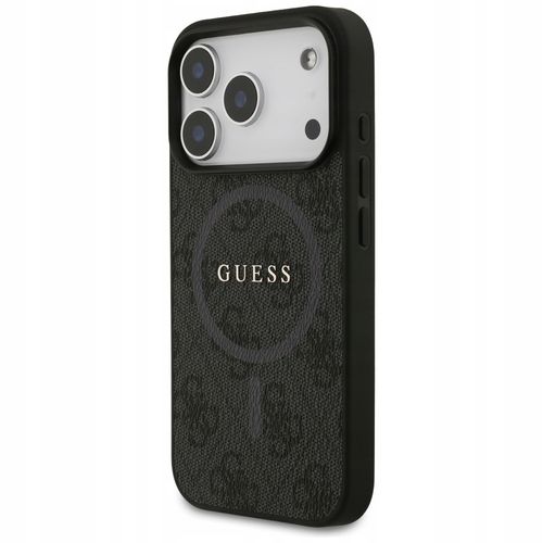 Etui GUESS 4G Ring Classic Logo MagSafe do iPhone 17 Pro Czarny na Arena.pl
