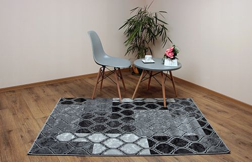 Dywan Roxy 9265A black prostokąt 133x190 na Arena.pl