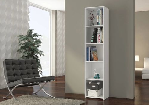 REGAŁ 40CM PÓŁKA SZAFKA KSIĄŻKI SEGREGATORY BIAŁY B-40 na Arena.pl