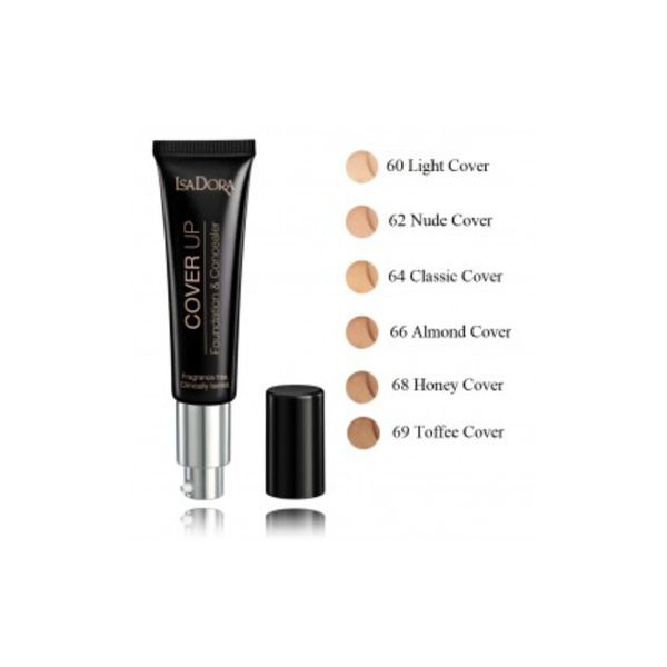 IsaDora Cover Up Foundation 35ml numery - 68 na Arena.pl