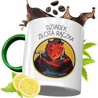 Kubek Zielony Dla Dziadka Na Prezent Urodziny Z Nadrukiem Ze Zdjęciem
