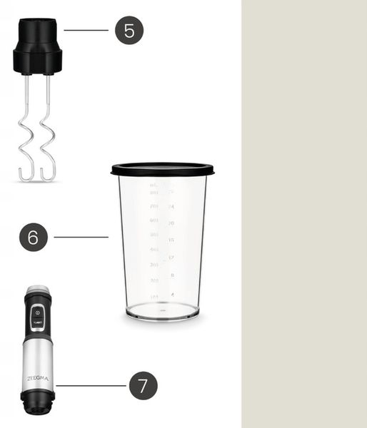 MOCNY WIELOFUNKCYJNY BLENDER MIKSER RĘCZNY 5w1 TYTANOWE OSTRZE temp do 140° zdjęcie 10