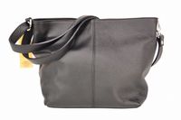 Listonoszka damska skórzana - Barberini's - Czarna