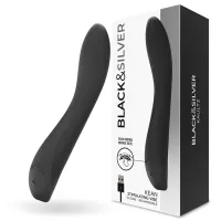 black & silver kean touch control - silikonowy model z ładowaniem