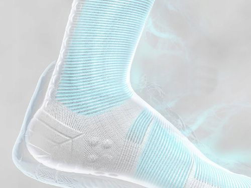 Skarpety Compressport Run High - Wysokie / Sodalite / fluo blue na Arena.pl