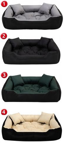 legowisko dla psa kojec ecco 55x45 cm wodoodporne beżowe na Arena.pl