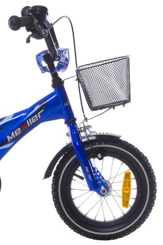 Rower 12 MEXLLER BMX niebieski + koszyk na Arena.pl