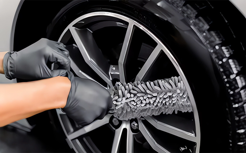 Szczotka Do Czyszczenia Felg Mycia Detailingowa Mikrofibra 34cm Elastyczna na Arena.pl