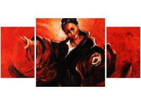 80X40CM OBRAZ HISZPAŃSKIE TANGO TANCERKA TRÓJ OBRAZ