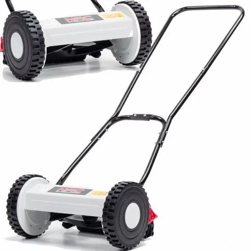 KOSIARKA Ręczna do trawy BĘBNOWA NAC 30 cm Pchana 5 hartowanych noży LEKKA zdjęcie 1