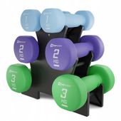 Hantelki do fitnessu hantle do treningu ciężarki neoprenowe zestaw 2x2kg