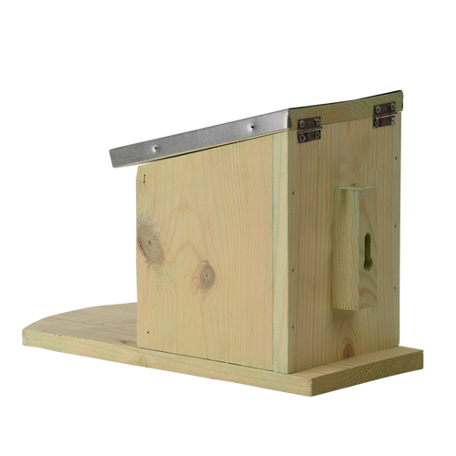 Karmnik dla wiewiórek drewniany - ocynkowany dach na Arena.pl