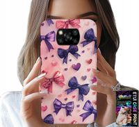 ETUI DO XIAOMI POCO X3 - KOLOROWE WSTĄŻKI WSTĄŻKA WZORY + SZKŁO