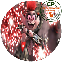 Opłatek na tort Trolls Trolle