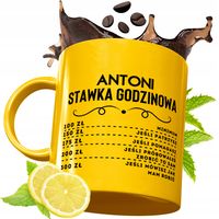 Złoty Kubek Premium Dla Antoniego Na Urodziny Na Prezent Z Nadrukiem Z Nadr