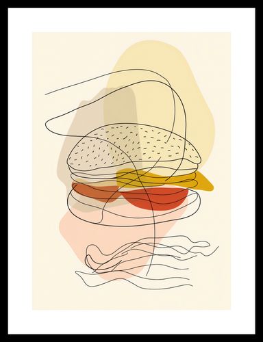 Plakat 25x35cm Cieniutki Burger na Arena.pl