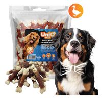 UNIQ PETS Przysmak dla psa kostki z kaczką 500g