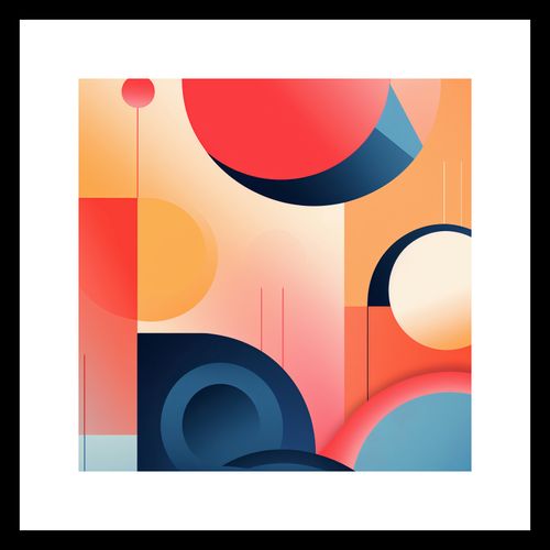Plakat 20x20cm Geometryczne Marzenia na Arena.pl