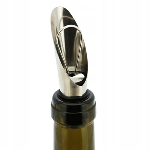 ZESTAW AKCESORIA DO WINA 4w1 NA PREZENT KORKOCIĄG KOREK PIERŚCIEŃ NALEWAK na Arena.pl