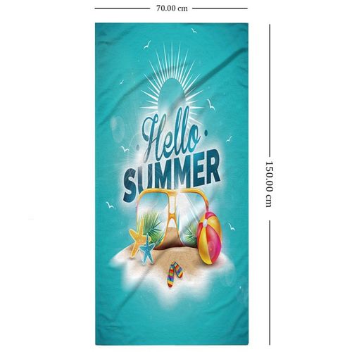ręcznik plażowy prostokątny hello summer 150x70 rec54wz5 na Arena.pl