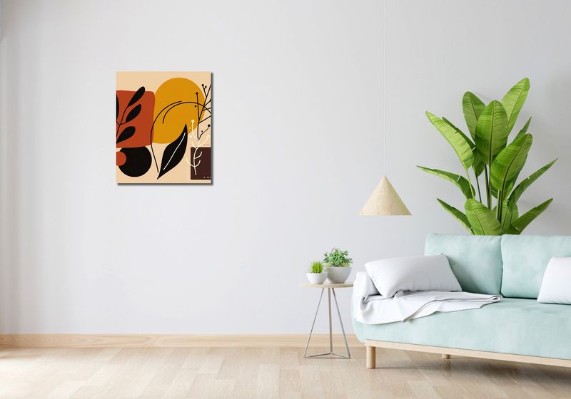 Obraz 50x60cm Ciepłe Kontury zdjęcie 2