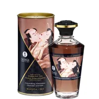 shunga aphrodisiac warming oil chocolate 100ml - rozgrzewający olejek