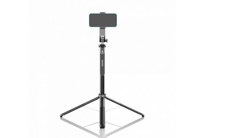 Statyw Uchwyt Selfie kijek tripod statyw z pilotem Bluetooth dla telefonu, kamer i aparatów zdjęcie 2