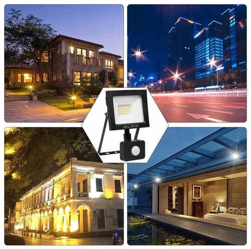 HALOGEN LAMPA LED NAŚWIETLACZ REFLEKTOR CZUJNIK RUCHU ZMIERZCHU 20W na Arena.pl