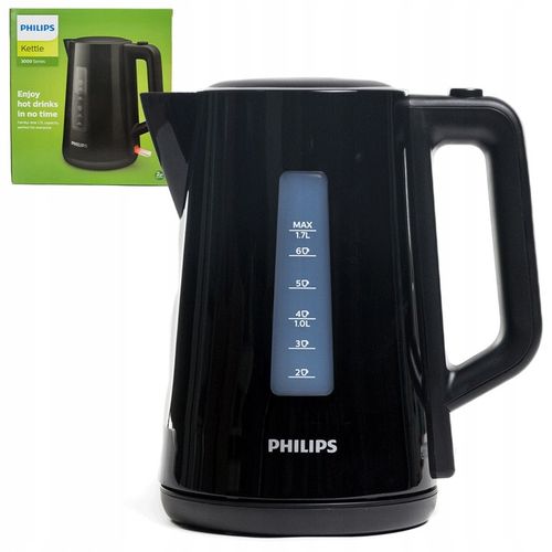 Czajnik elektryczny PHILIPS HD9318/20 Seria 3000 2200W 1,7L czarny na Arena.pl
