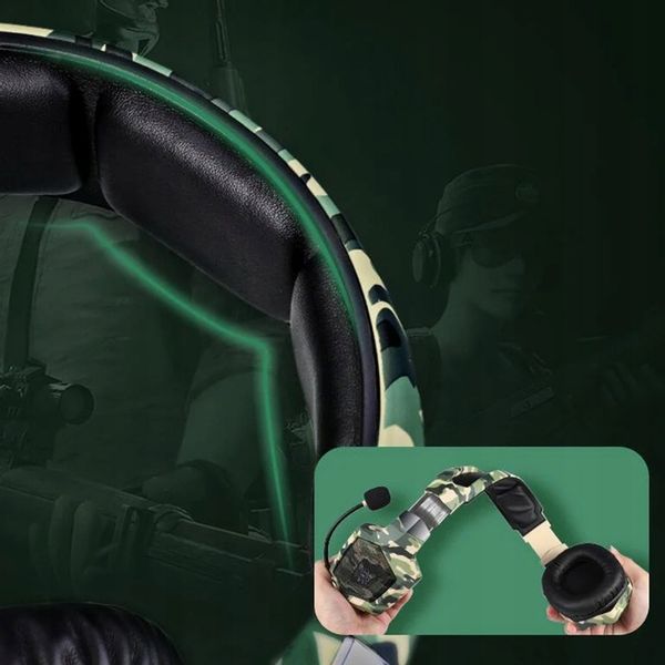 ONIKUMA K8 CAMO SŁUCHAWKI GAMINGOWE NAUSZNE PRZEWODOWE Z MIKROFONEM RGB zdjęcie 8