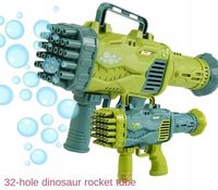 Pistolet do Baniek Mydlanych + PŁYN 1L Maszyna na Baterie 36 BANIEK NA RAZ!